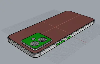 榮耀X60 GT手機(jī)3D模型