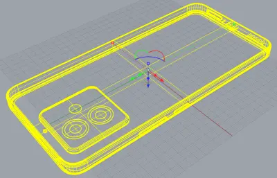 榮耀X60 GT手機(jī)3D模型
