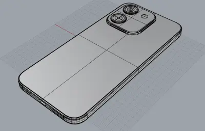 榮耀X70i手機(jī)3D模型