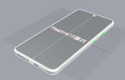 Realme 15手機3D模型