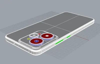 Realme 15手機3D模型