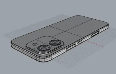 榮耀X70i手機(jī)3D模型