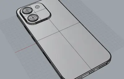 榮耀X70i手機(jī)3D模型