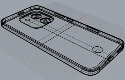 榮耀X70i手機(jī)3D模型