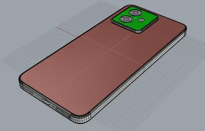 榮耀X60 GT手機(jī)3D模型