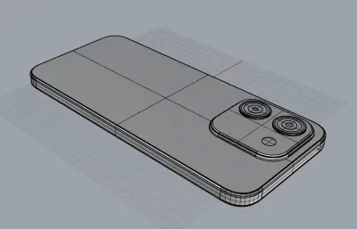 榮耀X70i手機(jī)3D模型