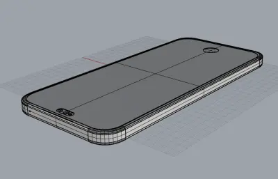 榮耀X70i手機(jī)3D模型