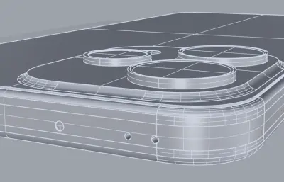 OPPO Reno15國(guó)際版手機(jī)3D模型