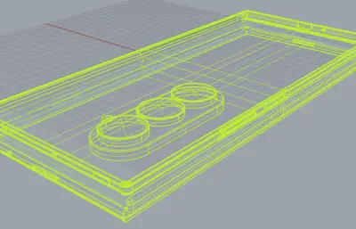 Samsung三星 Galaxy Z Trifold三折疊屏手機rhino模型