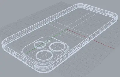 OPPO Reno15國(guó)際版手機(jī)3D模型