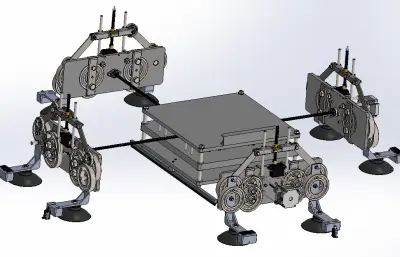 高層建筑擦窗機器人