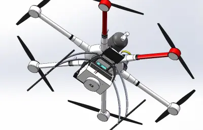 氫燃料電池六旋翼無人機