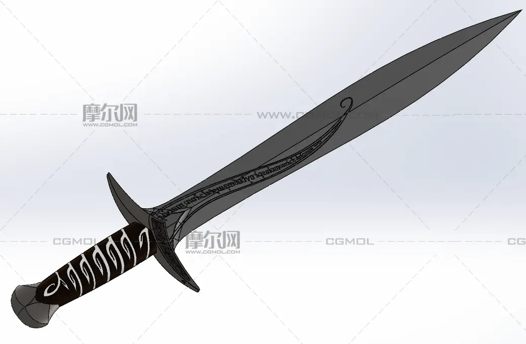 古寶劍模型