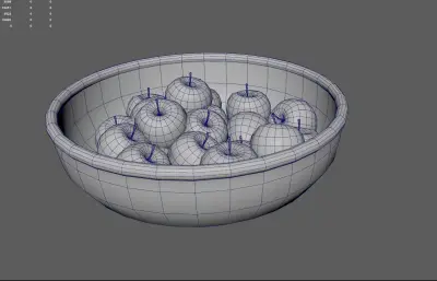 水果 竹編框+蘋果 水果盤