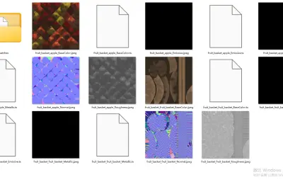 水果 竹編框+蘋果 水果盤