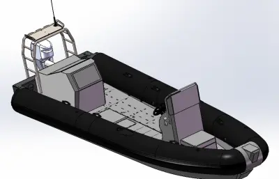 游艇小快艇模型