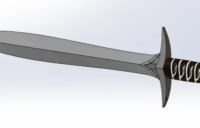 古寶劍模型