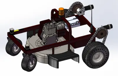 遙控電動割草機