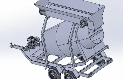 移動(dòng)式混凝土攪拌機(jī)