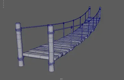 吊橋 木橋 懸索橋