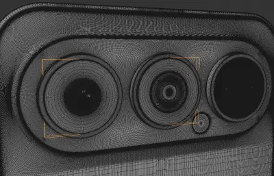 C4D榮耀500 Pro手機(jī)模型