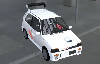 鈴木 Suzuki800汽車(chē),已塌陷