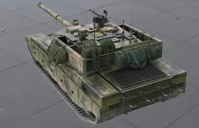 ZTZ99A主戰(zhàn)坦克,已塌陷