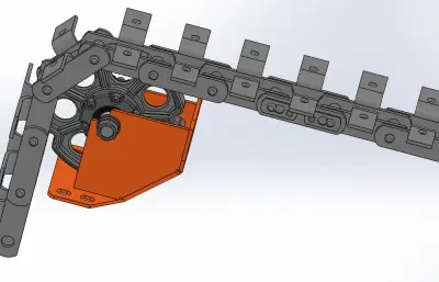 節(jié)距為100mm的中間鏈輪總成