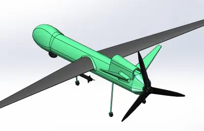 尾推式固定翼無人機