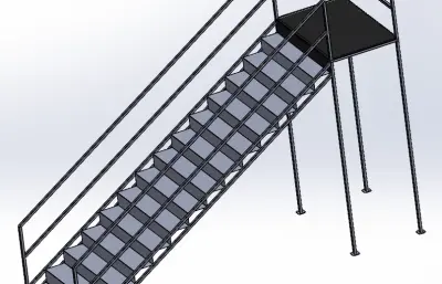 工業(yè)樓梯結構