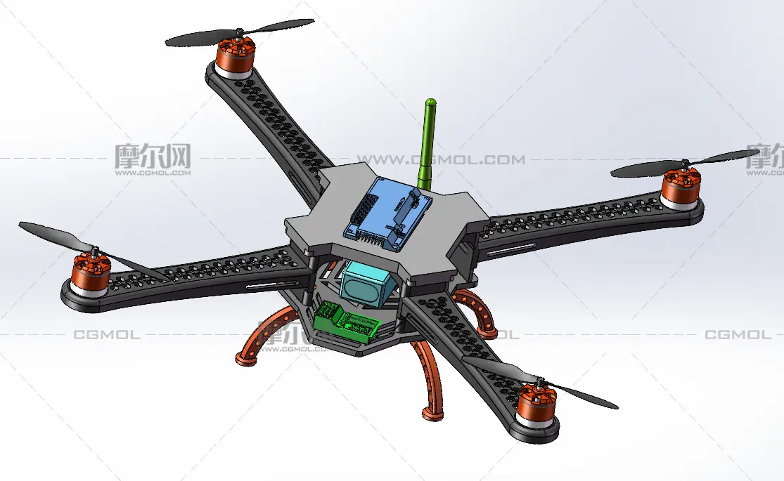 四旋翼無人機模型