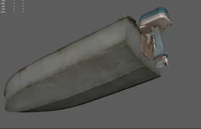 小船快艇 釣魚船 沖鋒艇塌陷模型