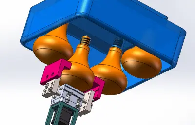 浴霸燈自動更換夾具