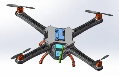 四旋翼無人機模型