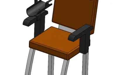 帶肘托的多功能椅子