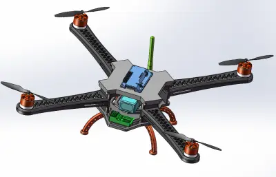 四旋翼無人機模型