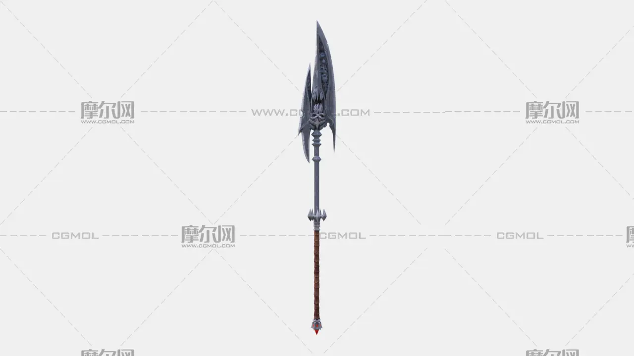 游戲長(zhǎng)刀 雙手砍刀 惡魔武器塌陷模型