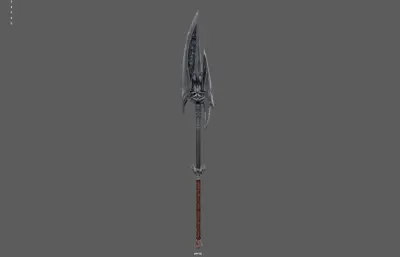 游戲長(zhǎng)刀 雙手砍刀 惡魔武器塌陷模型