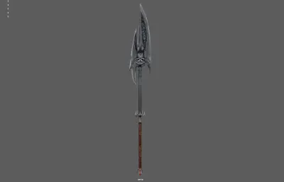 游戲長(zhǎng)刀 雙手砍刀 惡魔武器塌陷模型