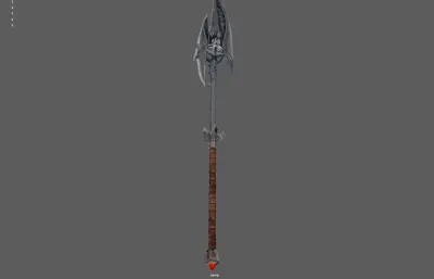 游戲長(zhǎng)刀 雙手砍刀 惡魔武器塌陷模型