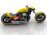 超酷3D摩托车模型