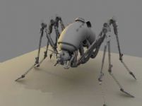 机械蜘蛛3D模型