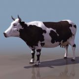 3D奶牛模型