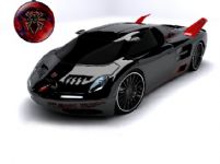 黑色跑车3D模型
