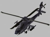 3D战斗直升机模型