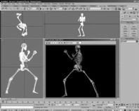 人体骨骼动作3D模型