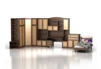 卧室衣柜组合3D模型