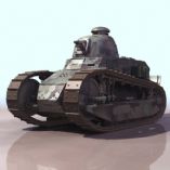 重型坦克3D模型