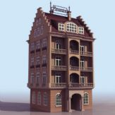 欧式建筑3D模型