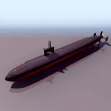 核潜艇3D模型